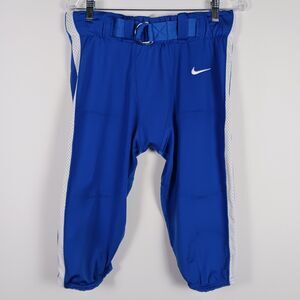 Nike Team Football Pants Men's Large Blue Game Pants NEW